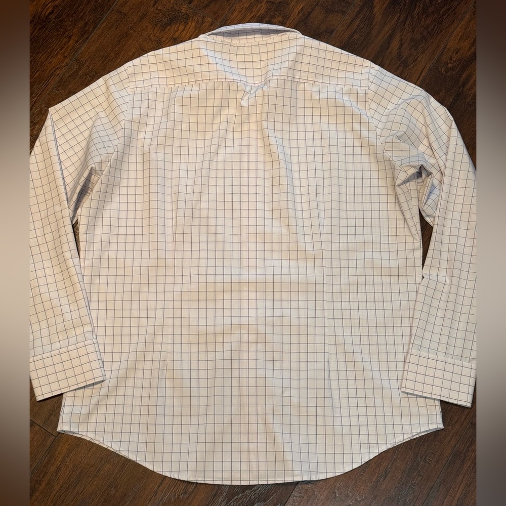Mizzen + Main Leeward Button Shirt Mens XL Standard Fit White Blue Pink Check - Picture 11 of 12